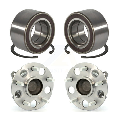 Wheel Bearing And Hub Assembly Front Rear Kit For 2007-2011 Honda CR-V FWD