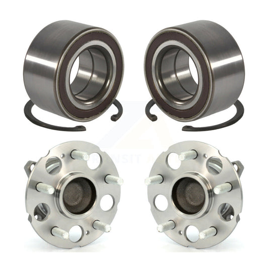 Wheel Bearing And Hub Assembly Front Rear Kit For 2007-2011 Honda CR-V FWD