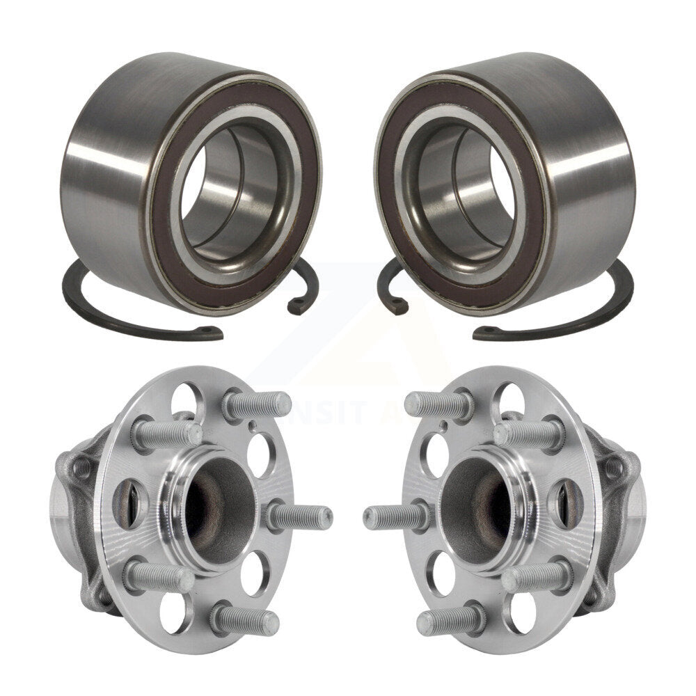 Wheel Bearing And Hub Assembly Front Rear Kit For 2018-2024 Honda Odyssey