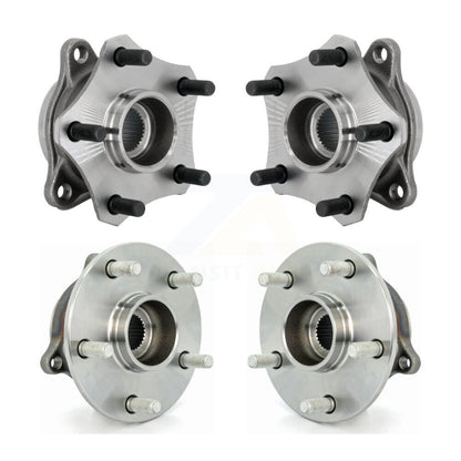 Wheel Bearing & Hub Assembly Front Rear Kit For 2010-2013 Suzuki Kizashi AWD