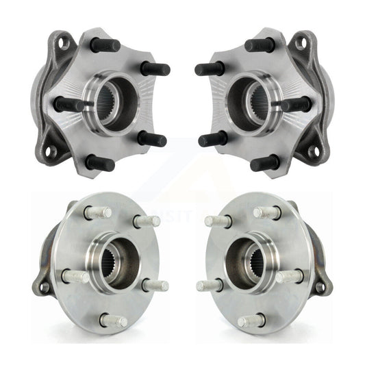 Wheel Bearing & Hub Assembly Front Rear Kit For 2010-2013 Suzuki Kizashi AWD