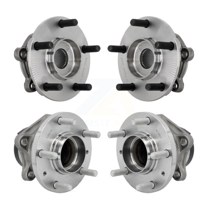 Wheel Bearing & Hub Assembly Front Rear Kit For 2016-2021 Mazda CX-9 FWD