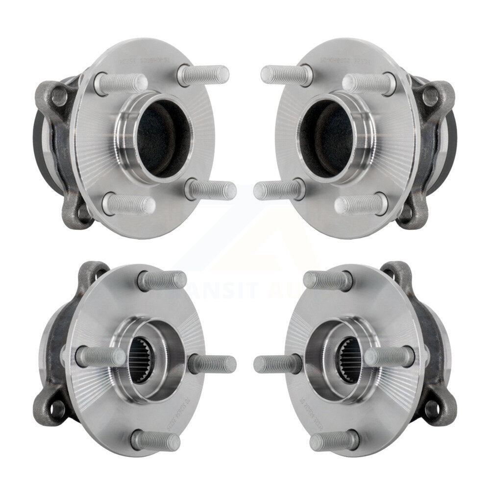 Wheel Bearing & Hub Assembly Front Rear Kit For 2016-2022 Mazda MX-5 Miata