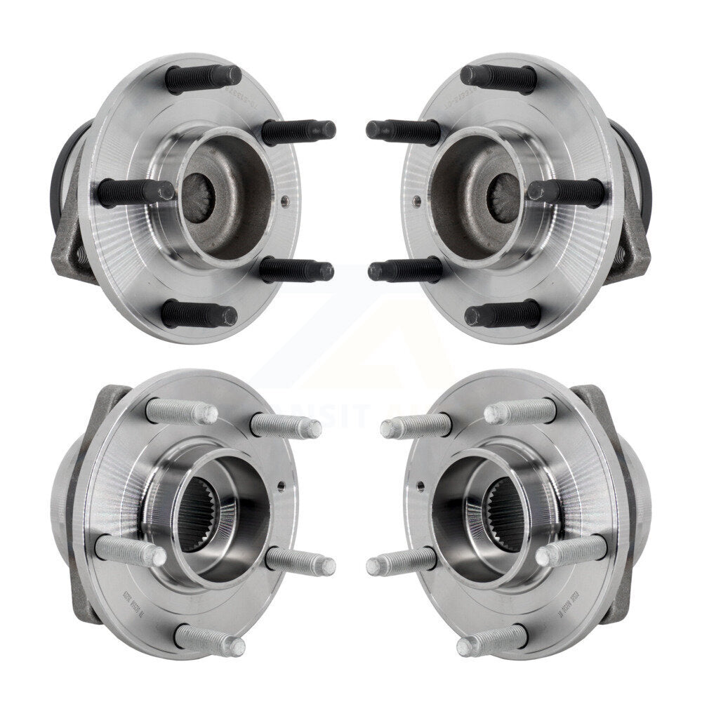Wheel Bearing & Hub Assembly Front Rear Kit For 2014-2019 Chevrolet Corvette