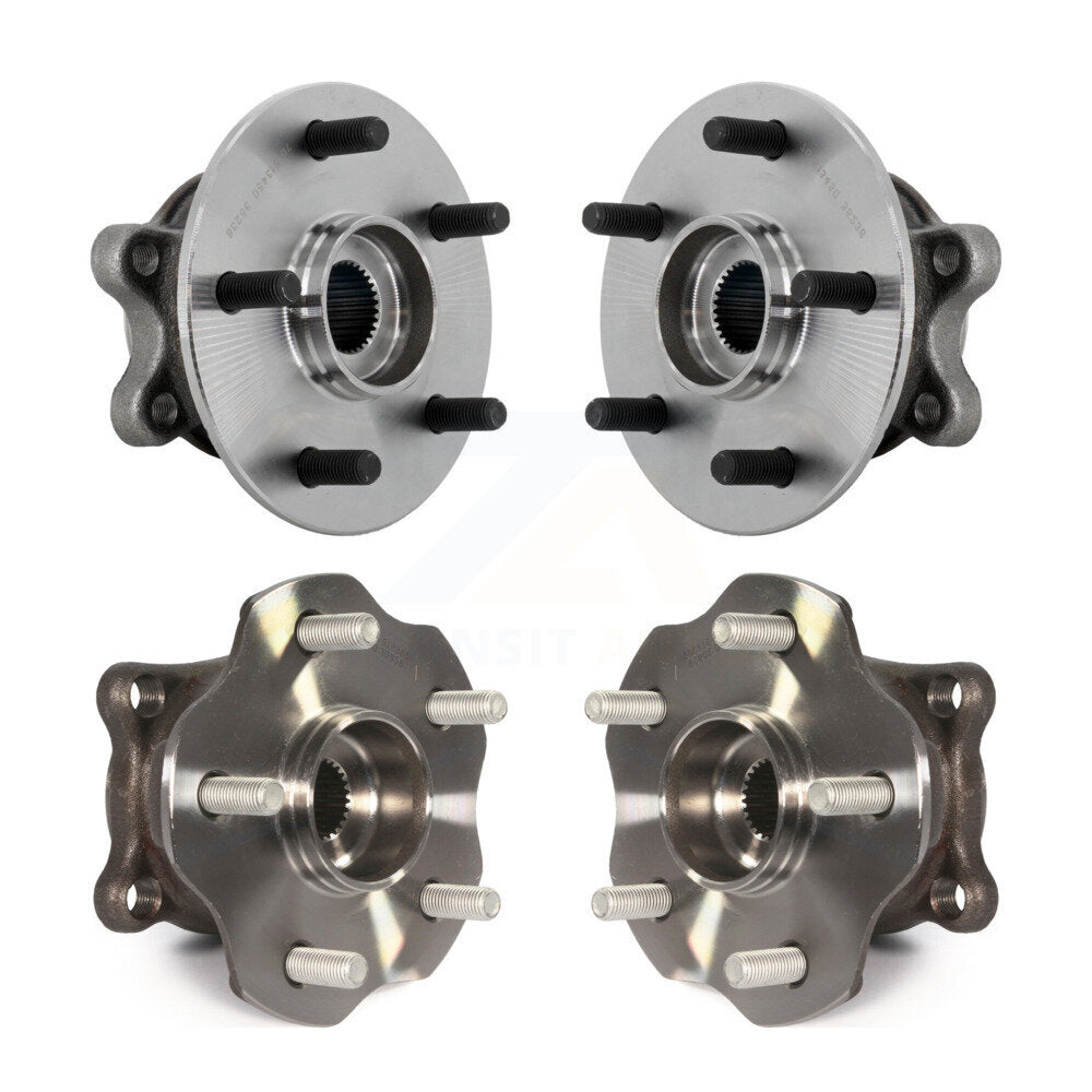 Wheel Bearing & Hub Assembly Front Rear Kit For Toyota Highlander Sienna AWD