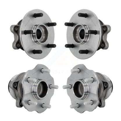 Wheel Bearing & Hub Assembly Front Rear Kit For 2020-2024 Toyota Highlander FWD
