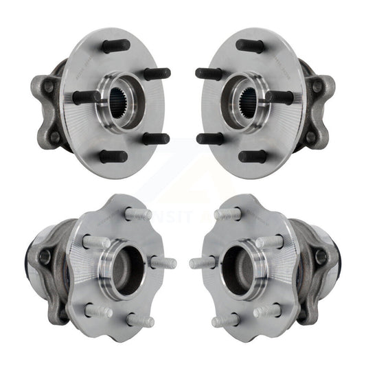 Wheel Bearing & Hub Assembly Front Rear Kit For 2020-2024 Toyota Highlander FWD