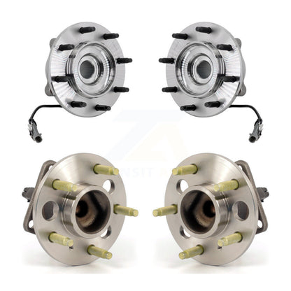 Wheel Bearing & Hub Assembly Front Rear Kit For Cadillac DTS