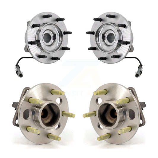 Wheel Bearing & Hub Assembly Front Rear Kit For Cadillac DTS