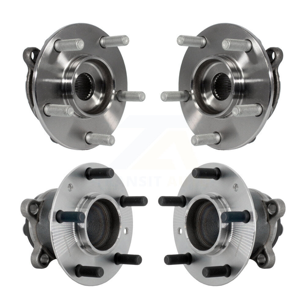 Wheel Bearing & Hub Assembly Front Rear Kit For 2016-2021 Mazda CX-3 FWD