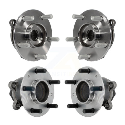 Wheel Bearing & Hub Assembly Front Rear Kit For 2016-2021 Mazda CX-3 FWD