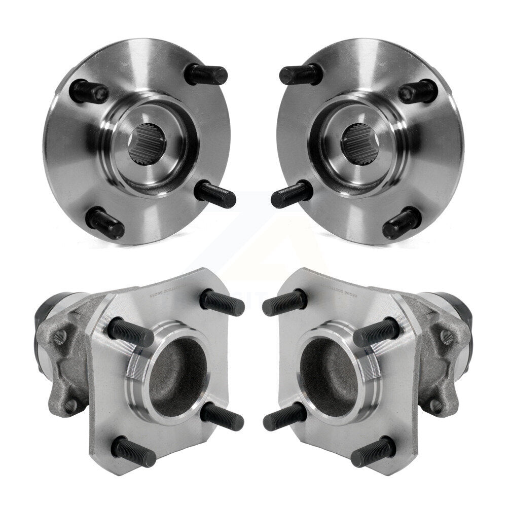 Wheel Bearing & Hub Assembly Front Rear Kit For 2009-2014 Nissan Cube