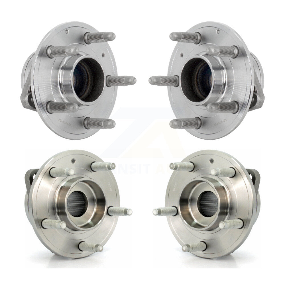 Wheel Bearing & Hub Assembly Front Rear Kit For 2013-2019 Cadillac ATS RWD