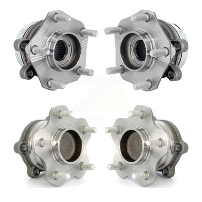 Wheel Bearing And Hub Assembly Front Rear Kit For 2019-2024 Nissan Murano FWD