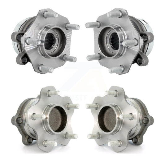 Wheel Bearing And Hub Assembly Front Rear Kit For 2019-2024 Nissan Murano FWD