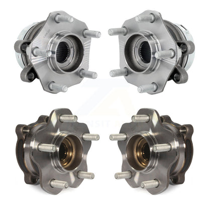 Wheel Bearing And Hub Assembly Front Rear Kit For 2019-2023 Nissan Murano AWD