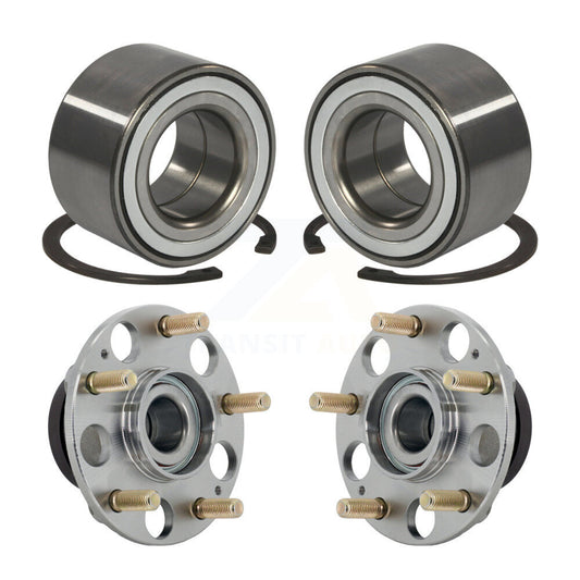 Wheel Bearing And Hub Assembly Front Rear Kit For 2011-2016 Honda CR-Z