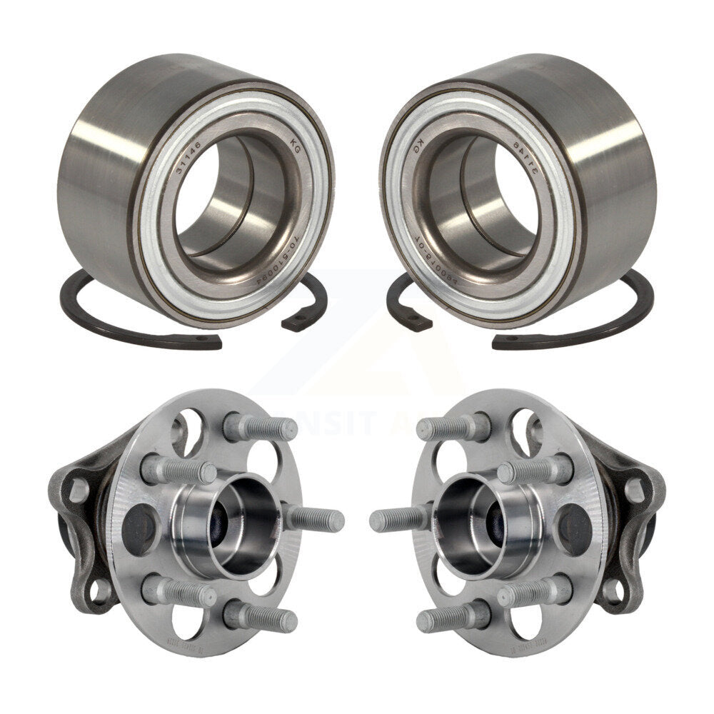 Wheel Bearing And Hub Assembly Front Rear Kit For 2008-2014 Scion xD