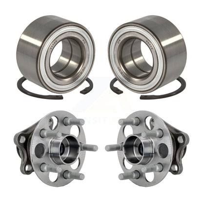 Wheel Bearing And Hub Assembly Front Rear Kit For 2008-2014 Scion xD
