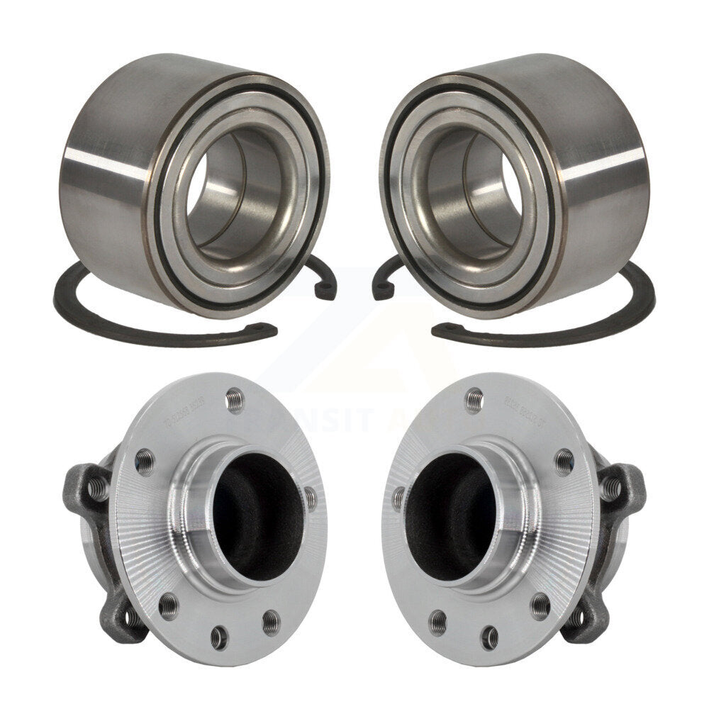 Wheel Bearing And Hub Assembly Front Rear Kit For 2016-2018 Fiat 500X FWD