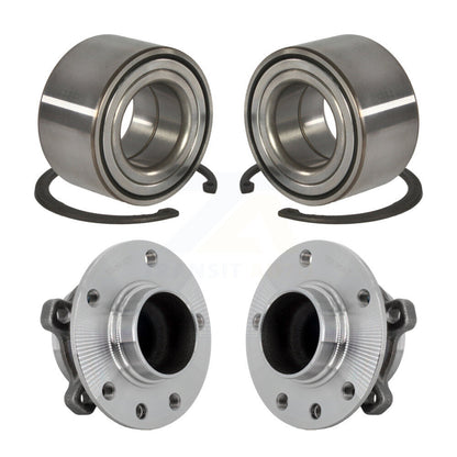 Wheel Bearing And Hub Assembly Front Rear Kit For 2016-2018 Fiat 500X FWD