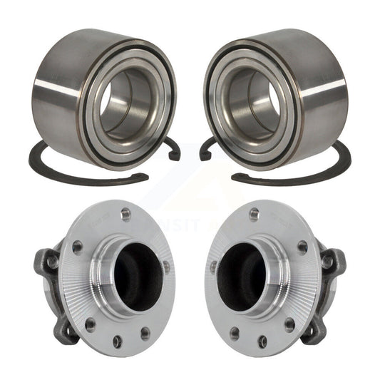 Wheel Bearing And Hub Assembly Front Rear Kit For 2016-2018 Fiat 500X FWD