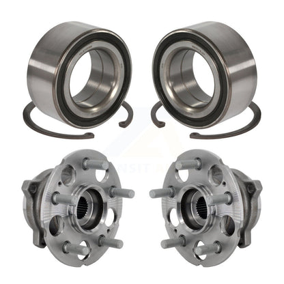 Wheel Bearing And Hub Assembly Front Rear Kit For Honda Accord Crosstour AWD