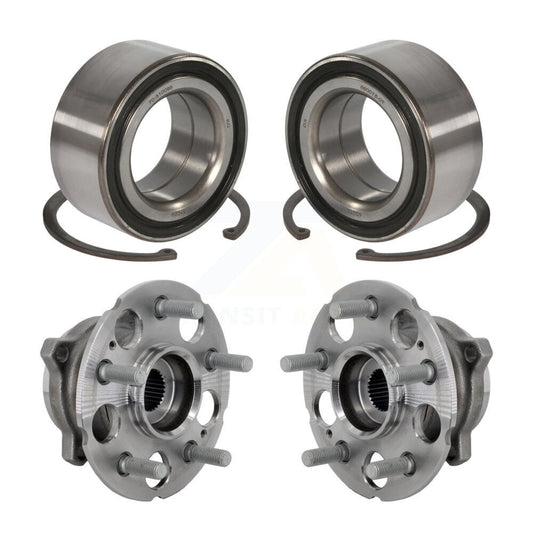Wheel Bearing And Hub Assembly Front Rear Kit For Honda Accord Crosstour AWD