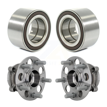 Wheel Bearing And Hub Assembly Front Rear Kit For 2017-2019 Honda Ridgeline AWD