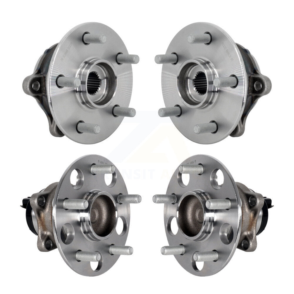 Wheel Bearing & Hub Assembly Front Rear Kit For Toyota RAV4 FWD with GAS engine