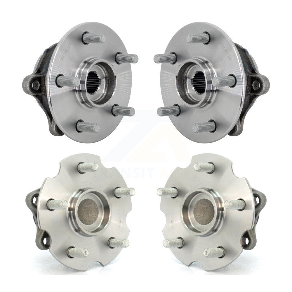 Wheel Bearing & Hub Assembly Front Rear Kit For Toyota RAV4 FWD with GAS engine