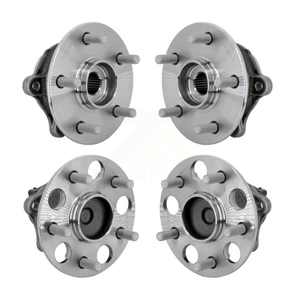 Wheel Bearing & Hub Assembly Front Rear Kit For Toyota RAV4 FWD with GAS engine