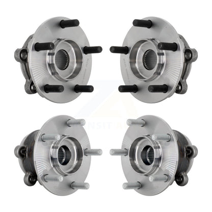 Wheel Bearing & Hub Assembly Front Rear Kit For 2016-2023 Mazda CX-9 AWD