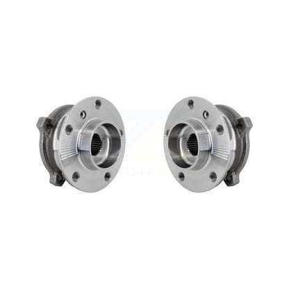 Wheel Bearing And Hub Assembly Front Pair For BMW X5 X6 M12 x 1.25 Thread