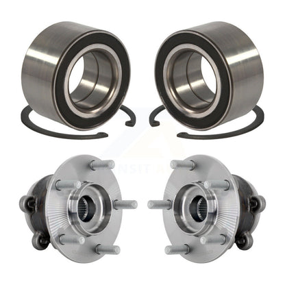 Wheel Bearing And Hub Assembly Front Rear Kit For 2016-2018 Mazda CX-9 AWD