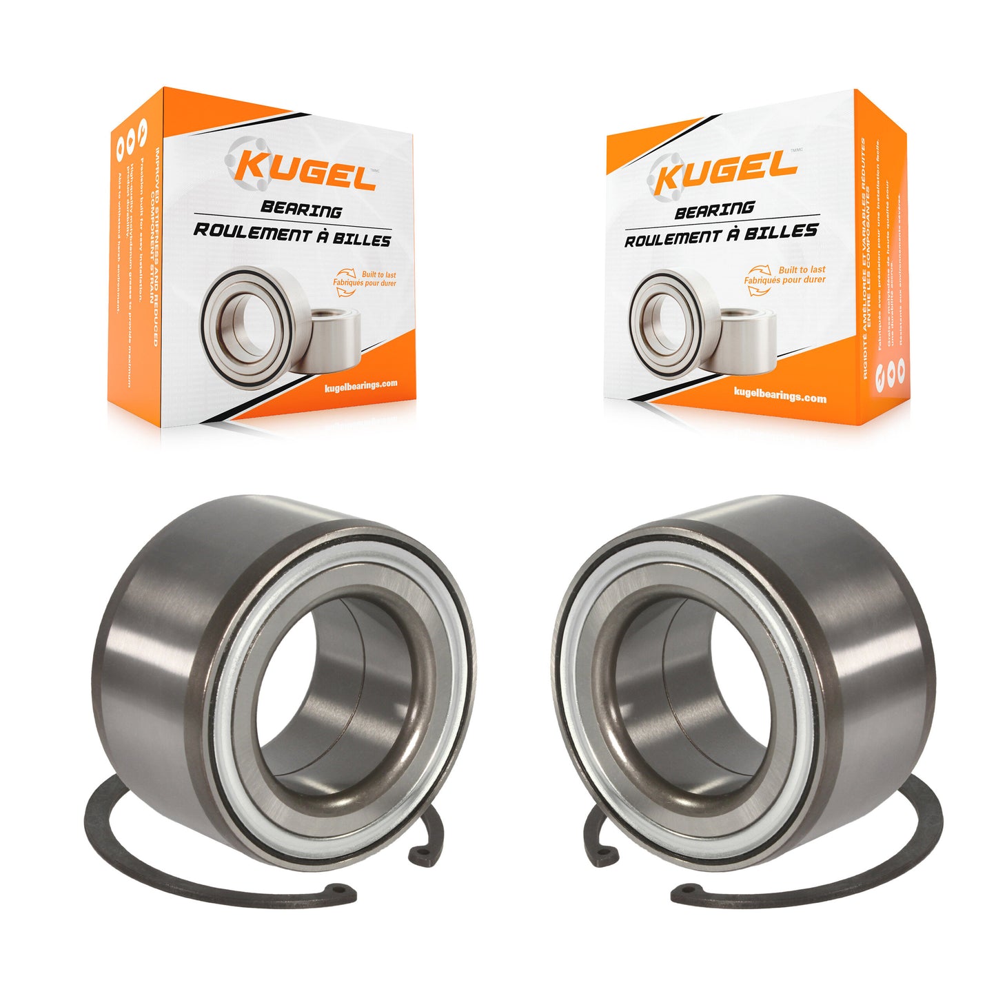 Wheel Bearing Front Pair For Toyota Tundra 4Runner Tacoma Sequoia