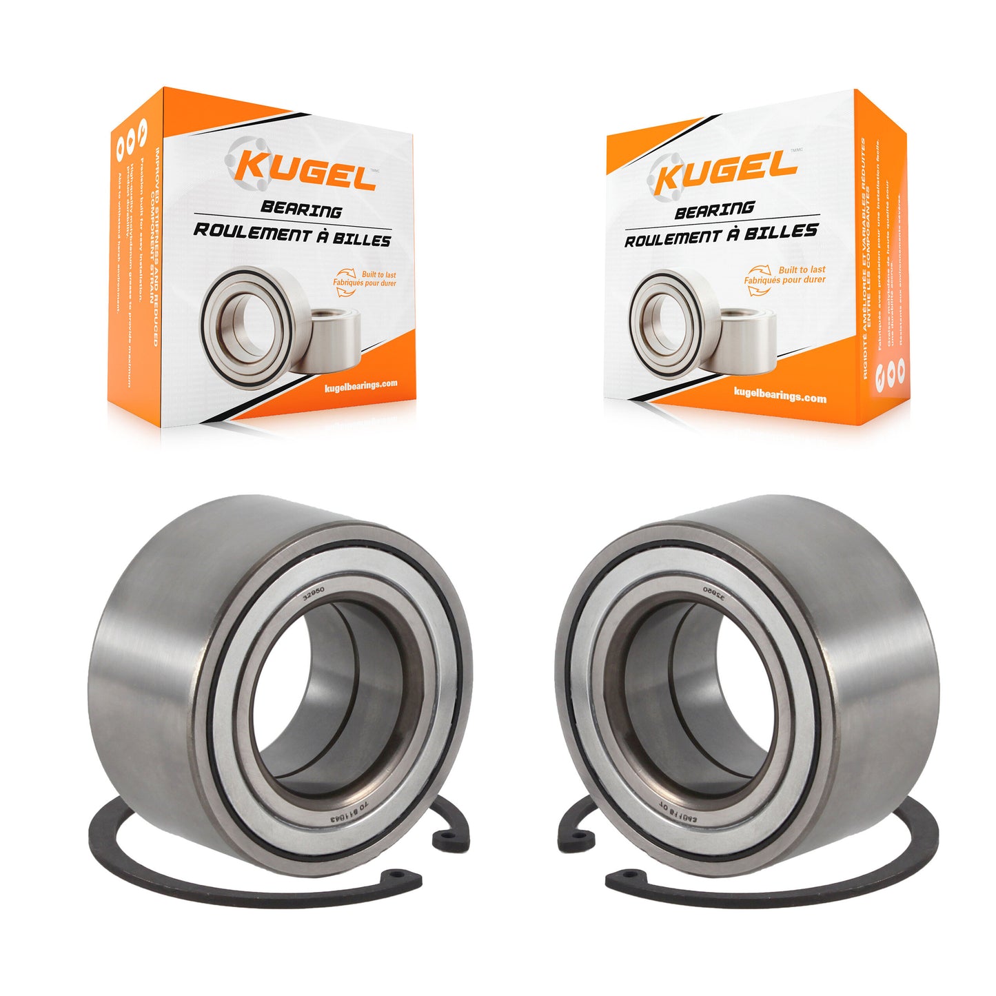 Wheel Bearing Rear Pair For BMW 328i xDrive 330i 320i 335i 428i 328d 340i 435i 3
