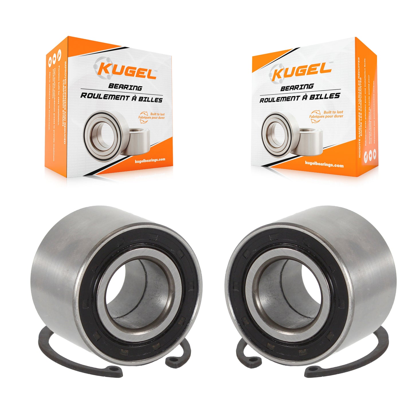 Wheel Bearing Rear Pair For Chevrolet Aveo Pontiac Aveo5 Spark Wave G3 Suzuki