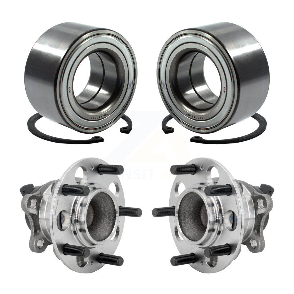 Wheel Bearing And Hub Assembly Front Rear Kit For 2019 Kia Forte 1.6L