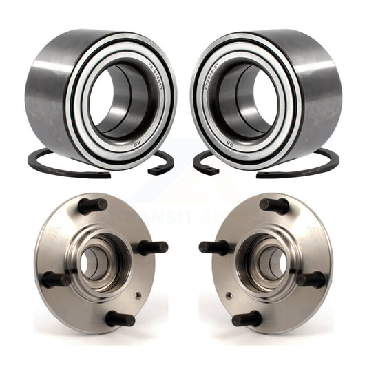 Wheel Bearing Hub Assembly Front Rear Kit For 2004 Kia Spectra 1.8L with Non-ABS