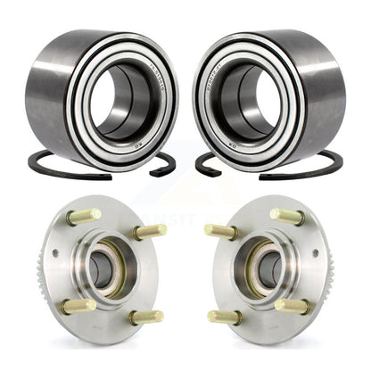 Wheel Bearing Hub Assembly Front Rear Kit For Kia Spectra 1.8L with 4-Wheel ABS