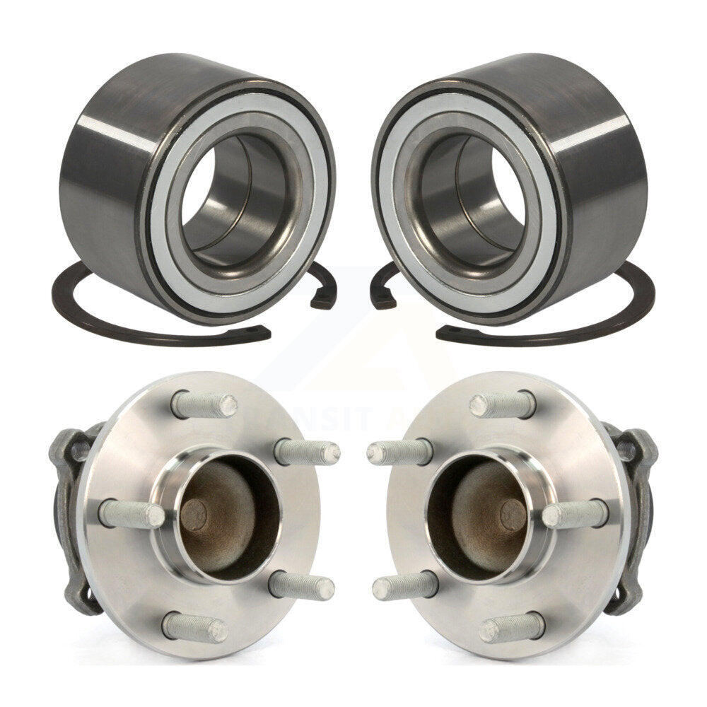 Wheel Bearing Hub Assembly Front Rear Kit For 2004 Volvo S40 2.5L Old Body Style