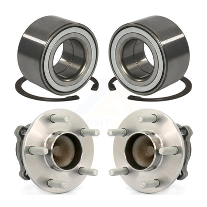 Wheel Bearing Hub Assembly Front Rear Kit For 2004 Volvo S40 2.5L Old Body Style