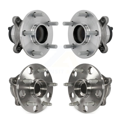 Wheel Bearing & Hub Assembly Front Rear Kit For 2014-2015 Lexus IS250 IS350