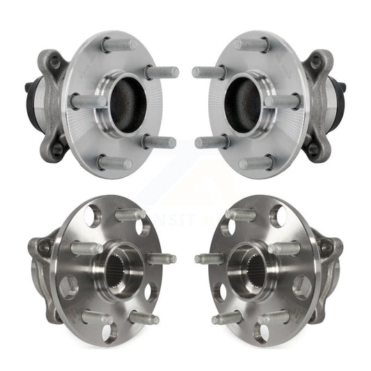Wheel Bearing & Hub Assembly Front Rear Kit For 2014-2015 Lexus IS250 IS350