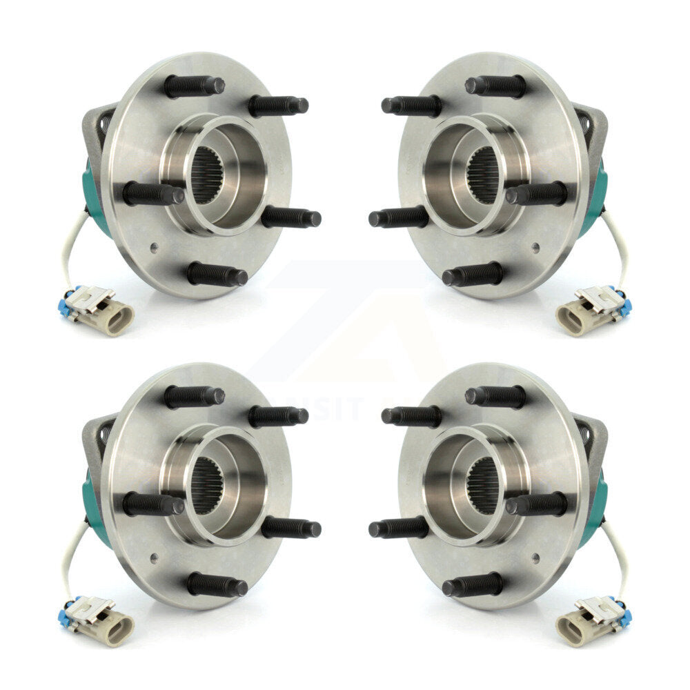 Wheel Bearing & Hub Assembly Front Rear Kit For Cadillac STS