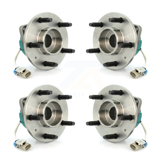 Wheel Bearing & Hub Assembly Front Rear Kit For Cadillac STS