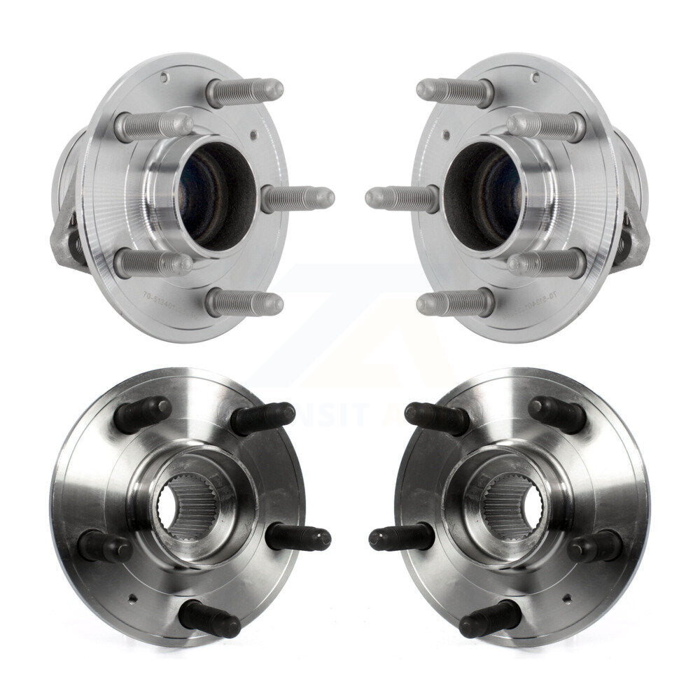 Wheel Bearing & Hub Assembly Front Rear Kit For Cadillac CTS
