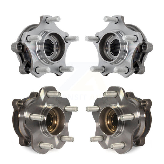 Wheel Bearing & Hub Assembly Front Rear Kit For 2019-2023 Nissan Altima AWD