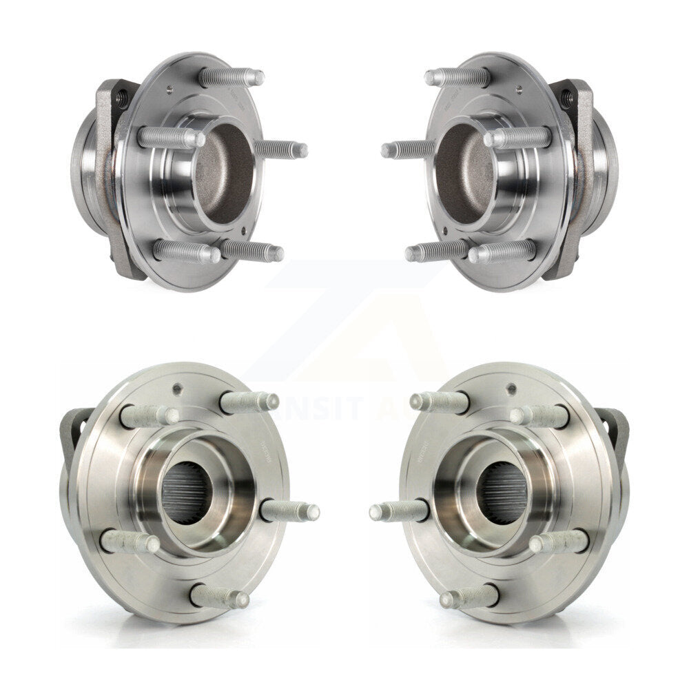 Wheel Bearing & Hub Assembly Front Rear Kit For Cadillac CT4